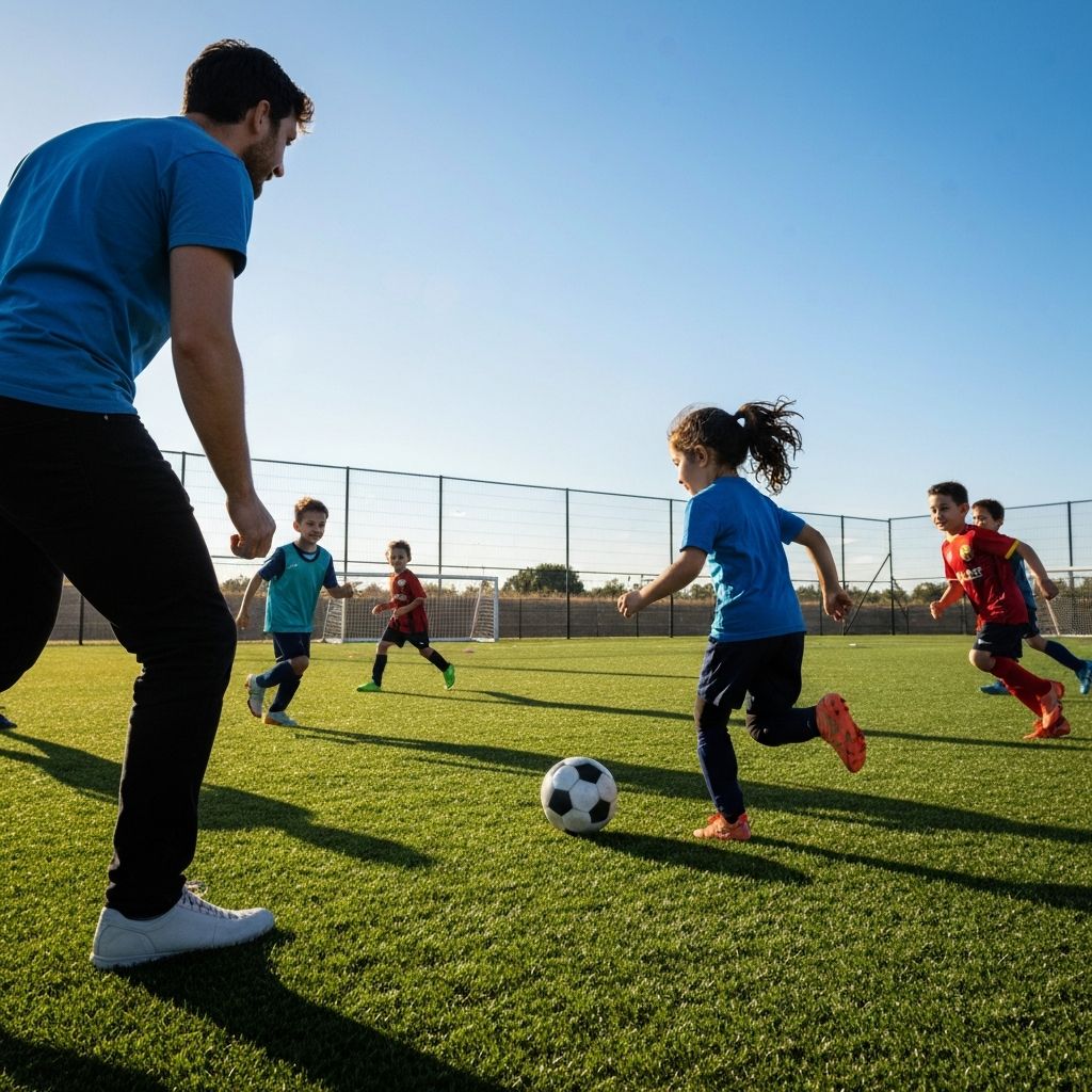 親と子供の練習
